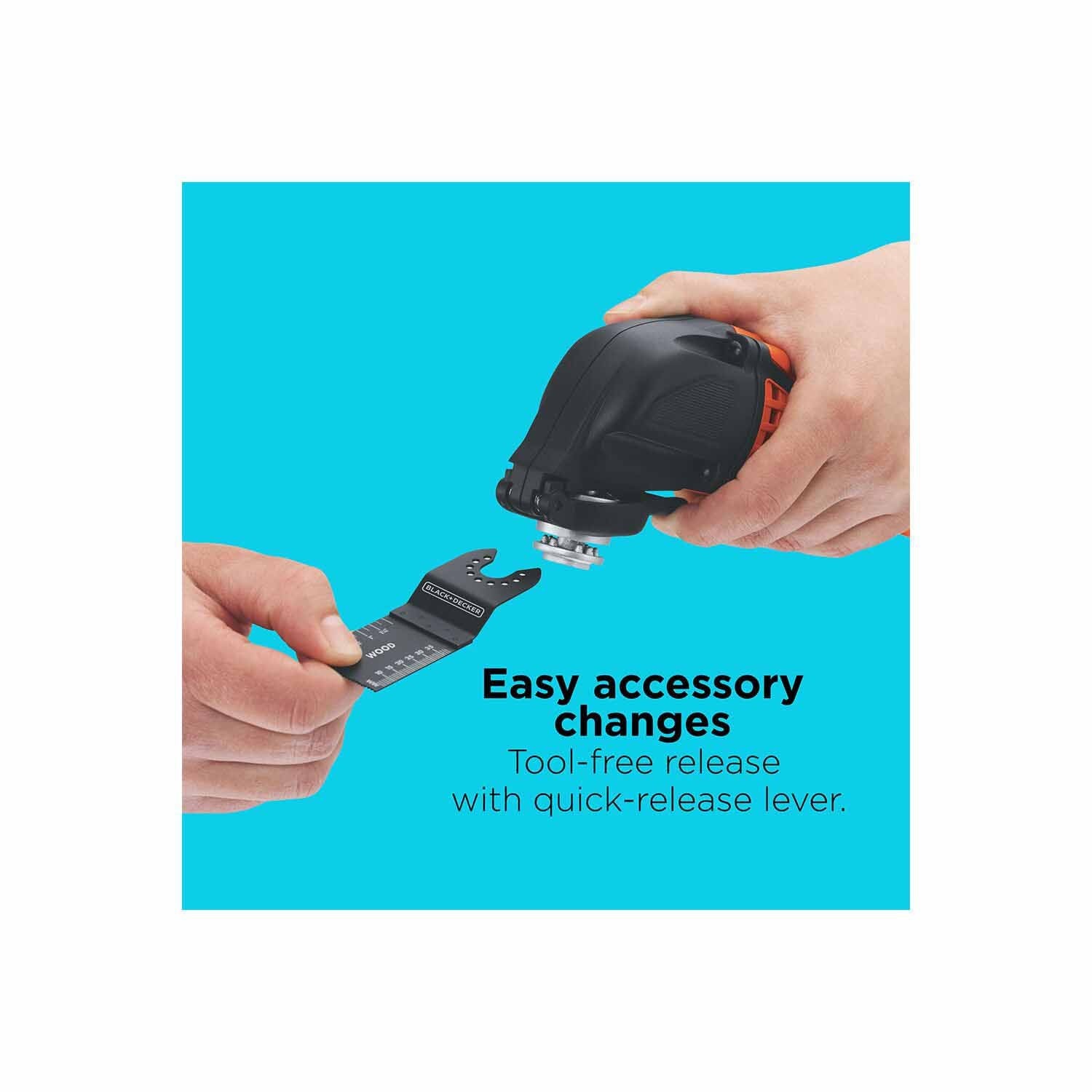 Black & Decker BD200MTB 2.5 Amp Oscillating Multi-Tool