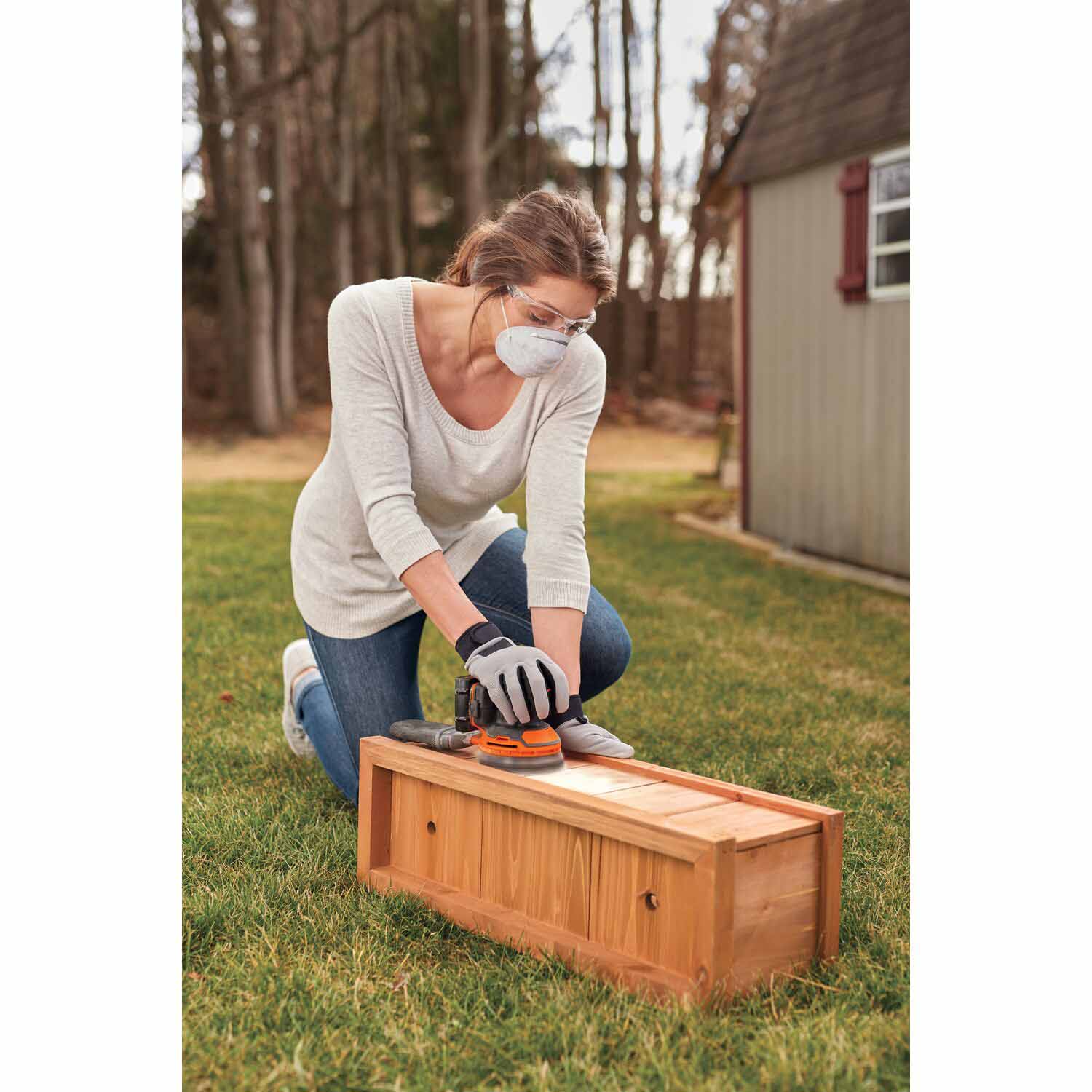 Black & Decker BDCRO20C 20V MAX* Lithium Cordless Random Orbit Sander (BDCRO20C)