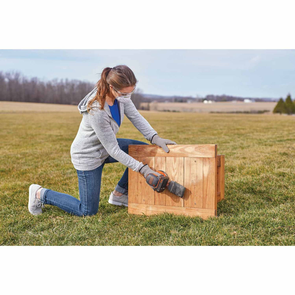 Black & Decker BDCRO20C 20V MAX* Lithium Cordless Random Orbit Sander (BDCRO20C)