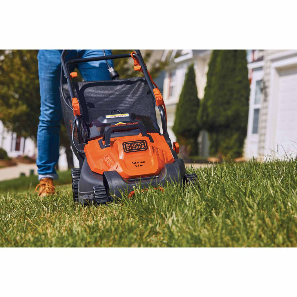 Black & Decker BEMW482BH 12 Amp 17 in. Electric Lawn Mower with Comfort Grip Handle
