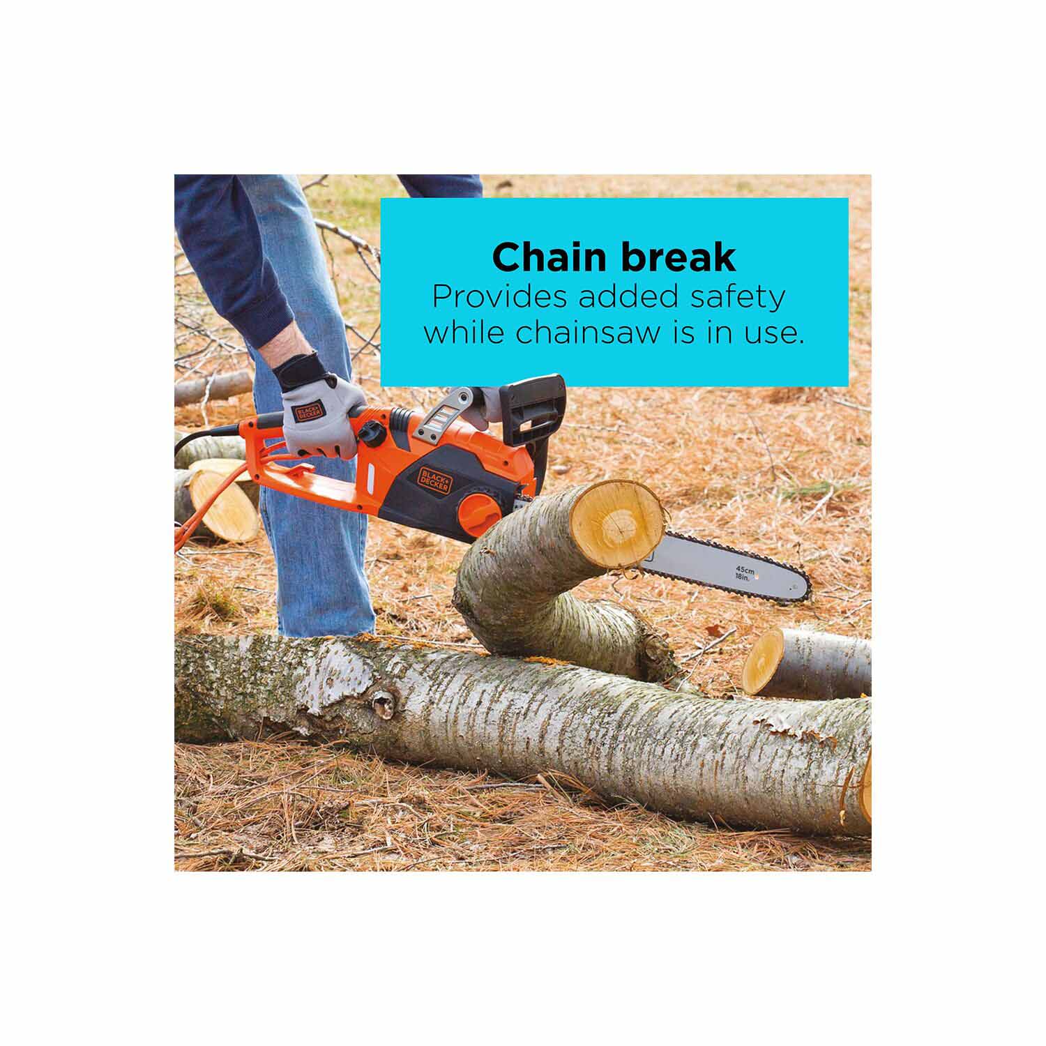 Black & Decker CS1518 15 Amp 18 in. Chainsaw (CS1518)