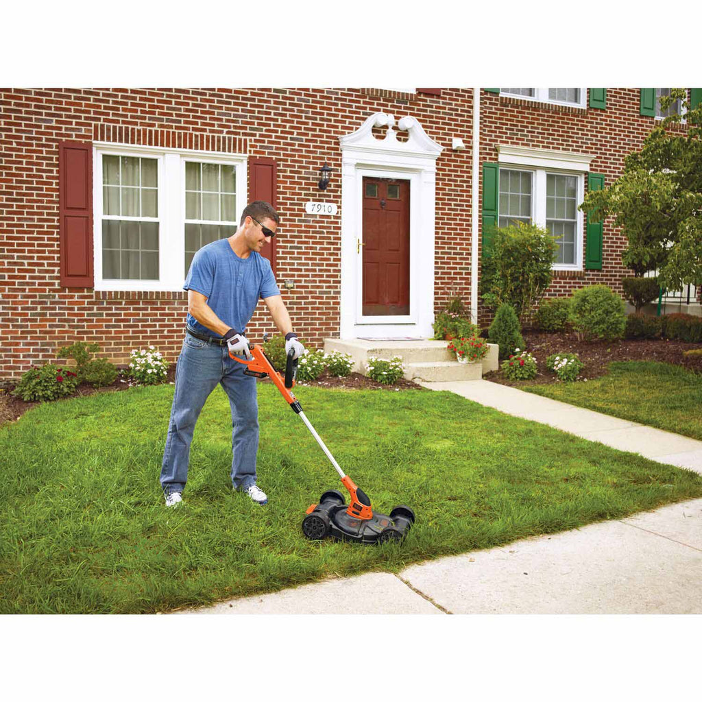 Black & Decker MTC220 20-volt Max 12-in 3-in-1 Compact Cordless Push Lawn Mower