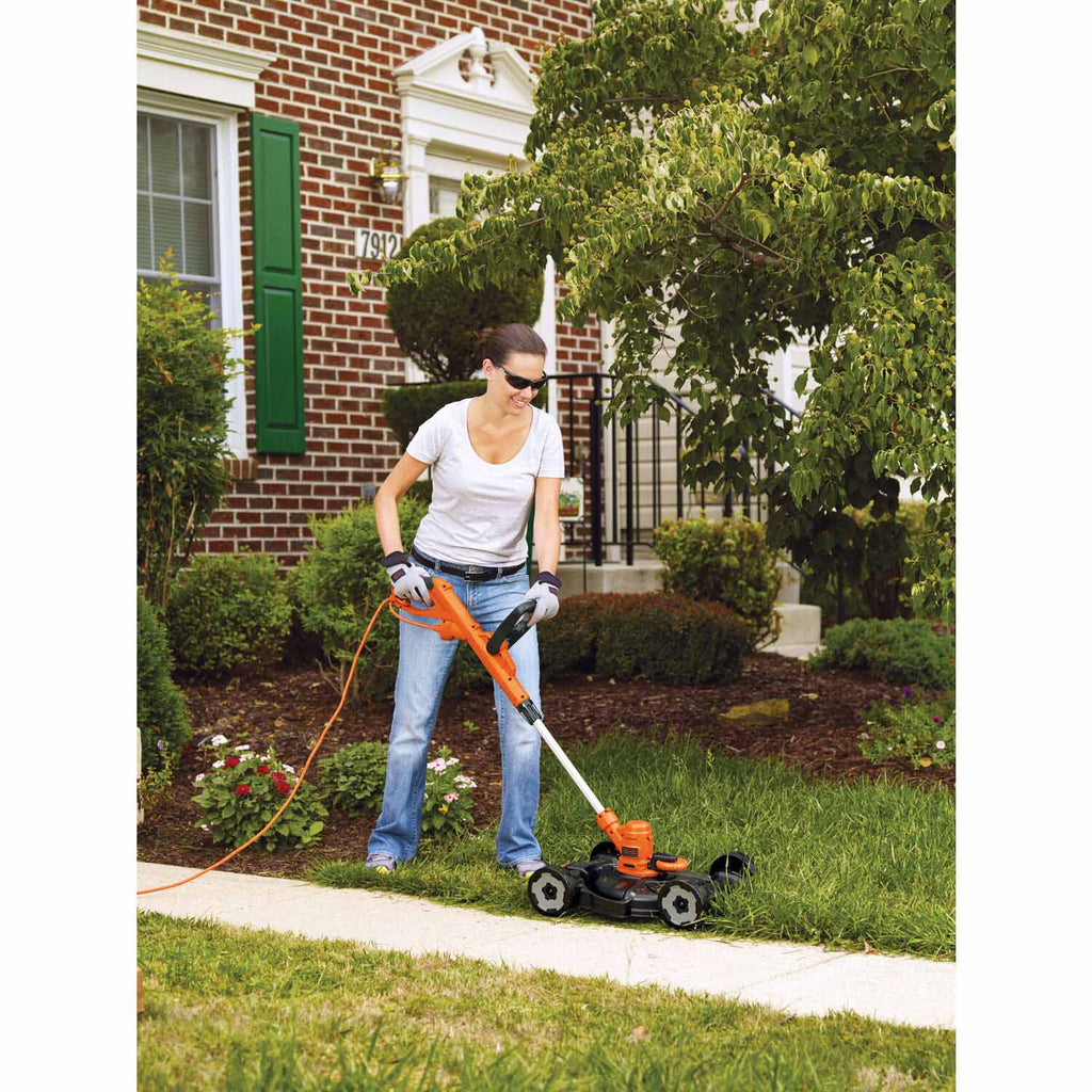 Black & Decker MTE912 6.5 Amp 12 in. Electric 3-in-1 Compact Mower (MTE912)