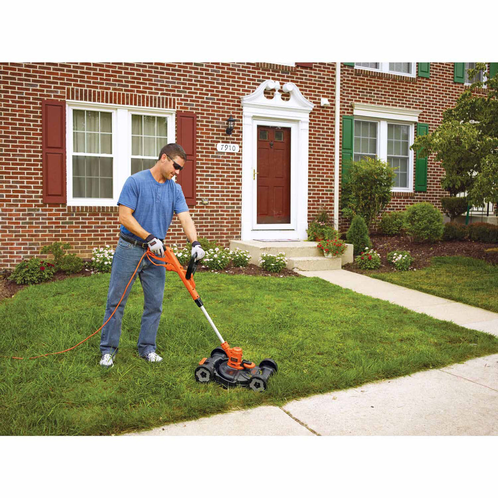 Black & Decker MTE912 6.5 Amp 12 in. Electric 3-in-1 Compact Mower (MTE912)