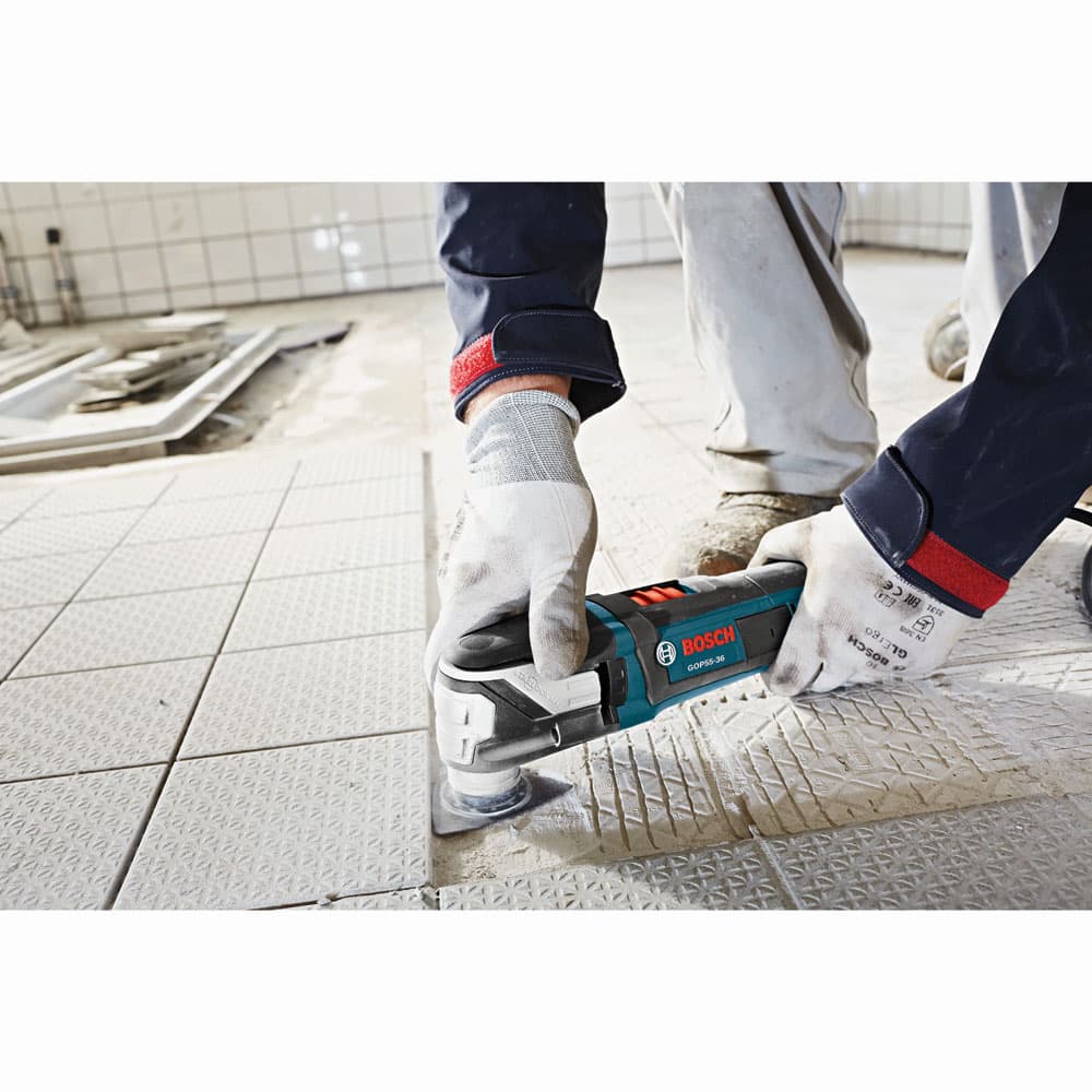 Bosch GOP55-36B StarlockMax Oscillating Multi-Tool Kit with Snap-In Blade