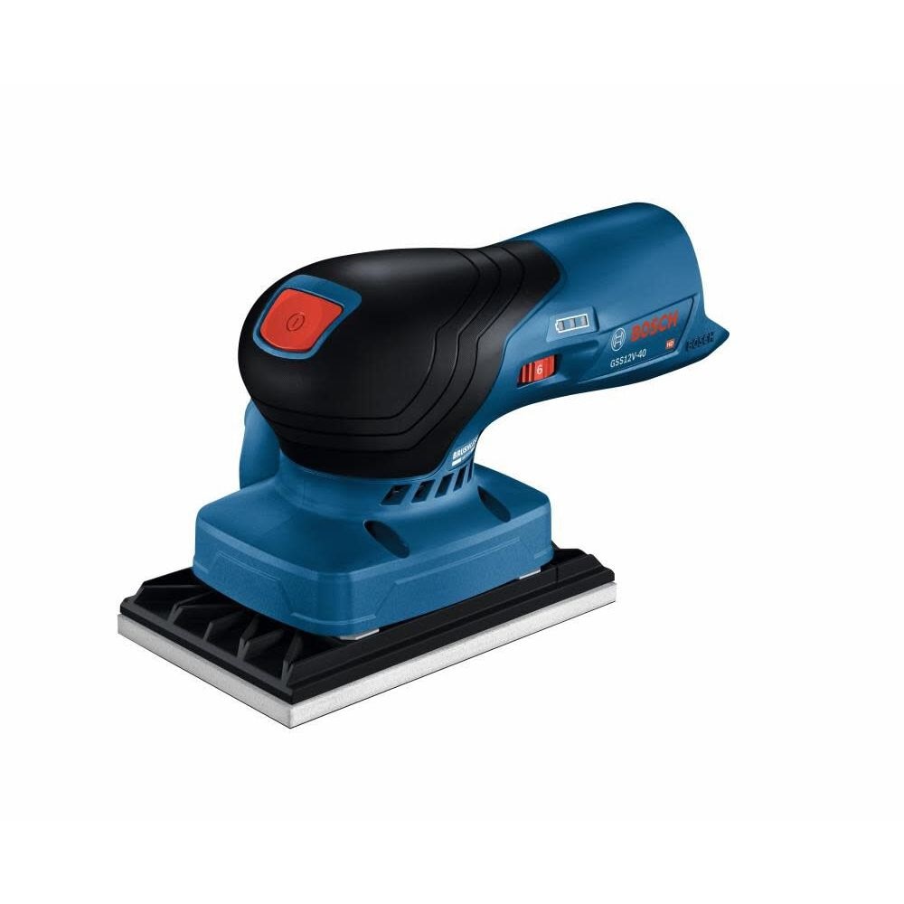 Bosch GSS12V-40N 12V Max Brushless Sheet Orbital Finishing Sander (Bare Tool)