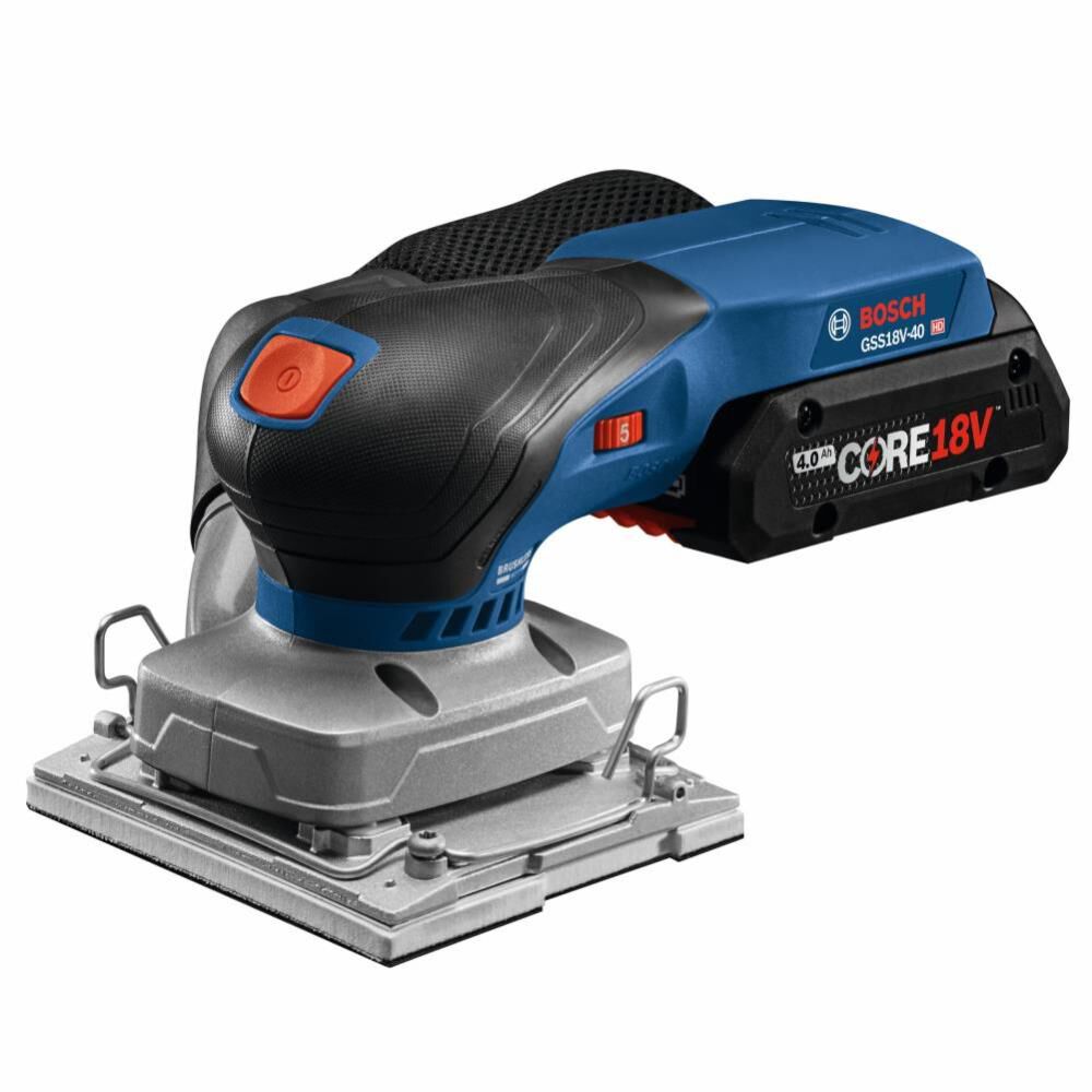 Bosch GSS18V-40N 18V Brushless Sheet Orbital Finishing Sander (Bare Tool)