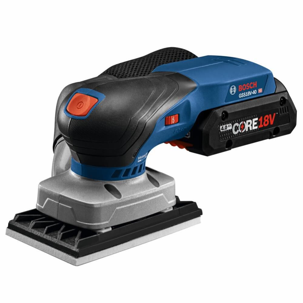 Bosch GSS18V-40N 18V Brushless Sheet Orbital Finishing Sander (Bare Tool)