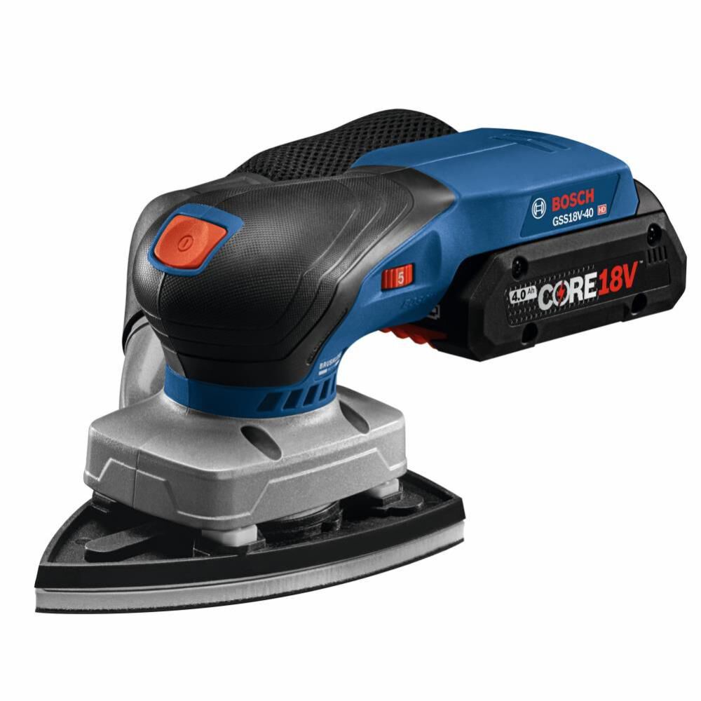 Bosch GSS18V-40N 18V Brushless Sheet Orbital Finishing Sander (Bare Tool)