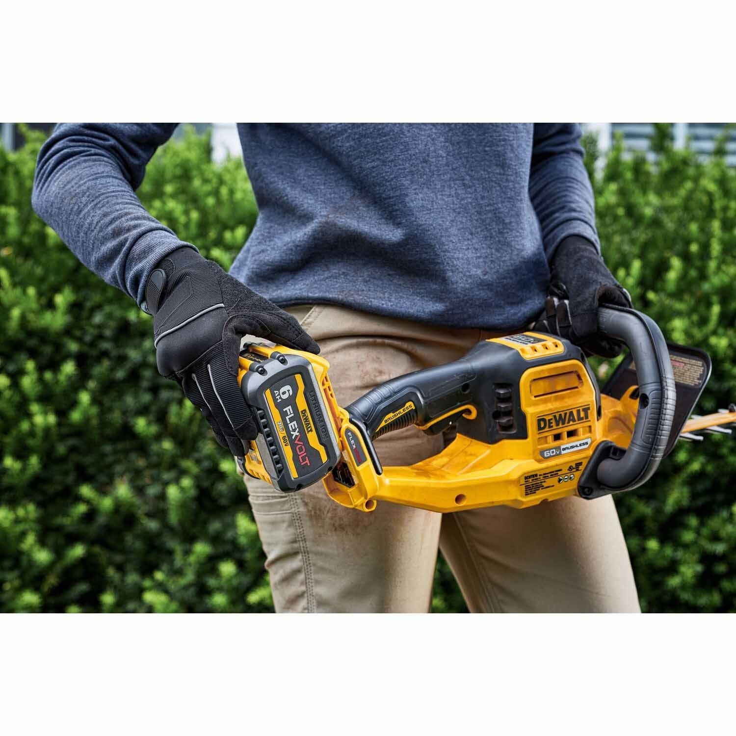 DeWalt DCHT870B 60V MAX* 26 in. Brushless Cordless Hedge Trimmer (Tool Only)
