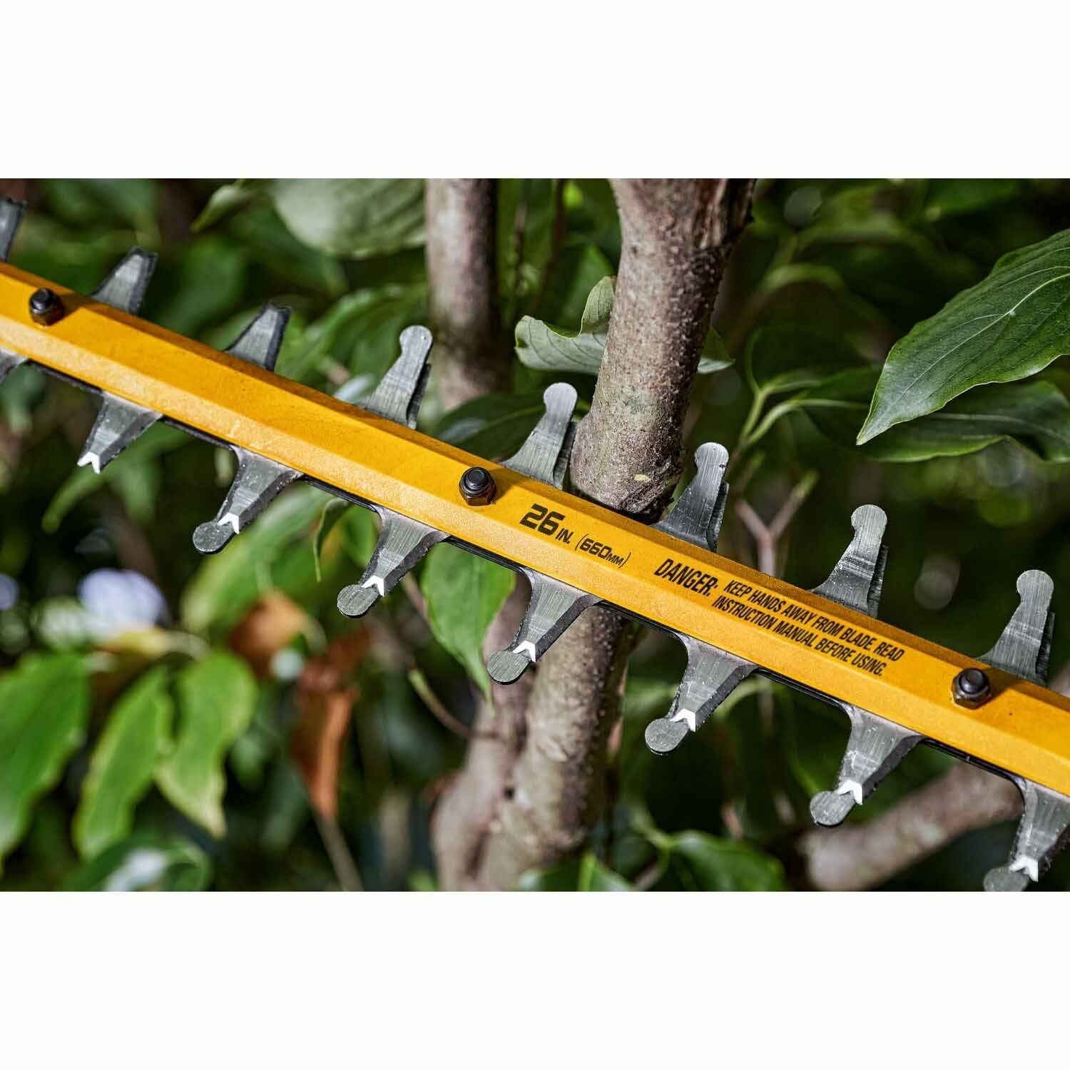 DeWalt DCHT870T1 60V MAX* 26 in. Brushless Cordless Hedge Trimmer Kit