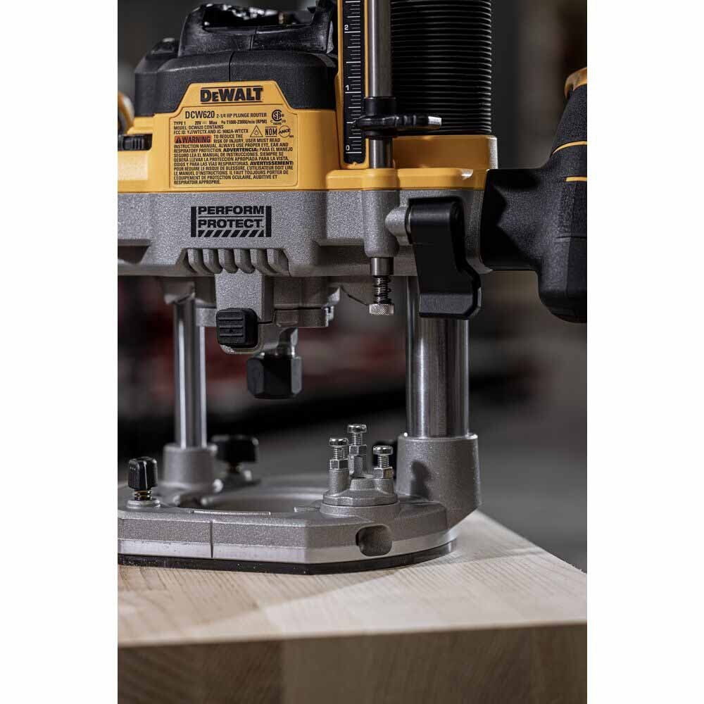 DeWalt DCW620B 20V MAX XR 2-1/4 HP Dedicated Plunge Router - Bare Tool