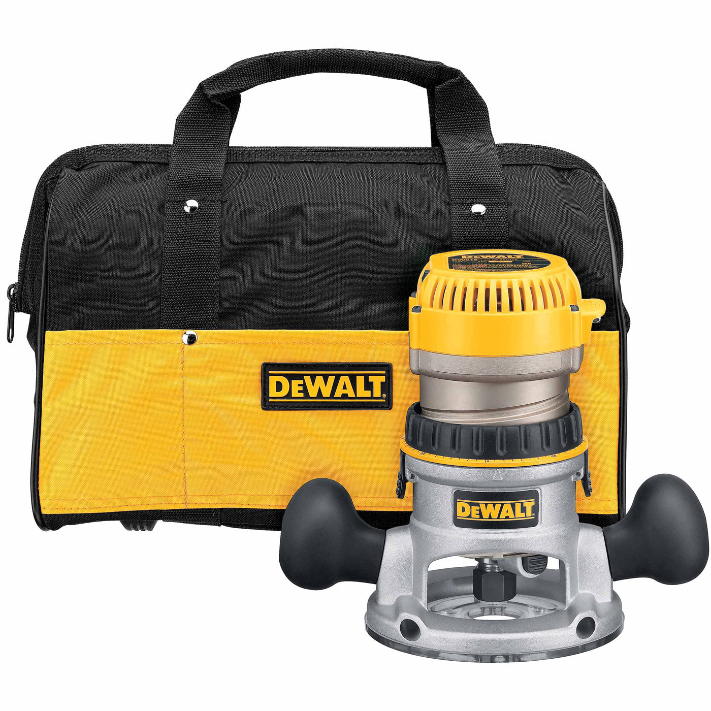 DeWalt DW618K 2-1/4 Maximum Hp Electronic Vs Fixed Base Router With Soft Start Kit