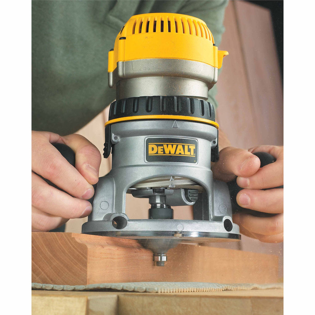 DeWalt DW618 2-1/4 HP (maximum motor HP) EVS Fixed Base Router with Soft Start