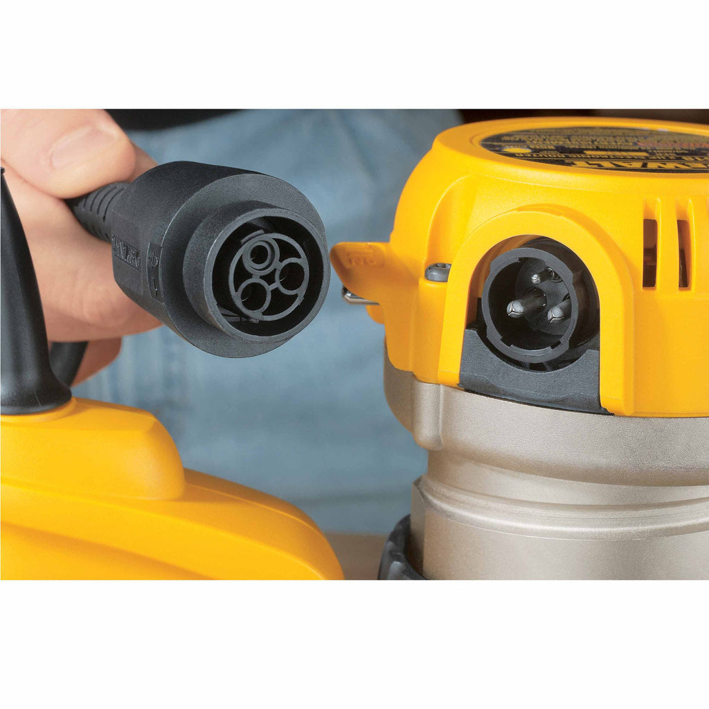 DeWalt DW618 2-1/4 HP (maximum motor HP) EVS Fixed Base Router with Soft Start