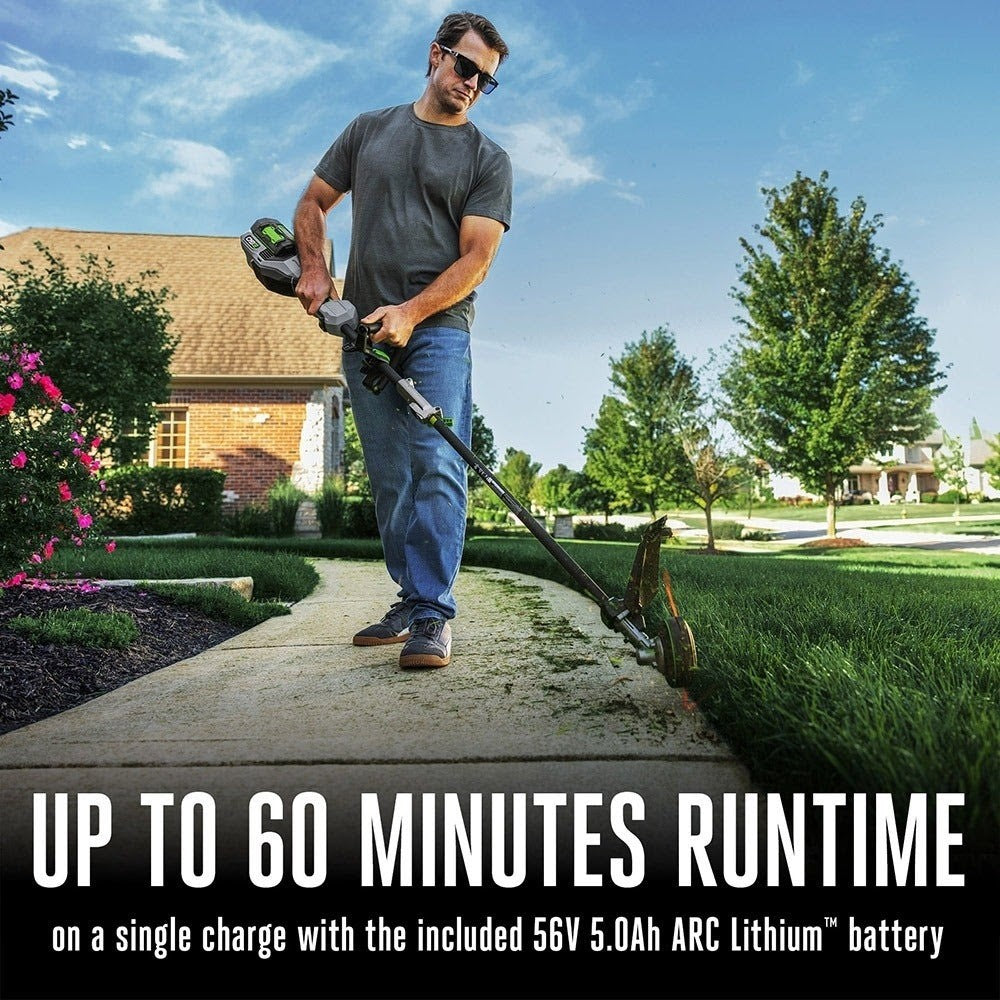 EGO MST1704 POWER+ 17" LINE IQ Multi-Head String Trimmer with POWERLOAD Battery and Charger