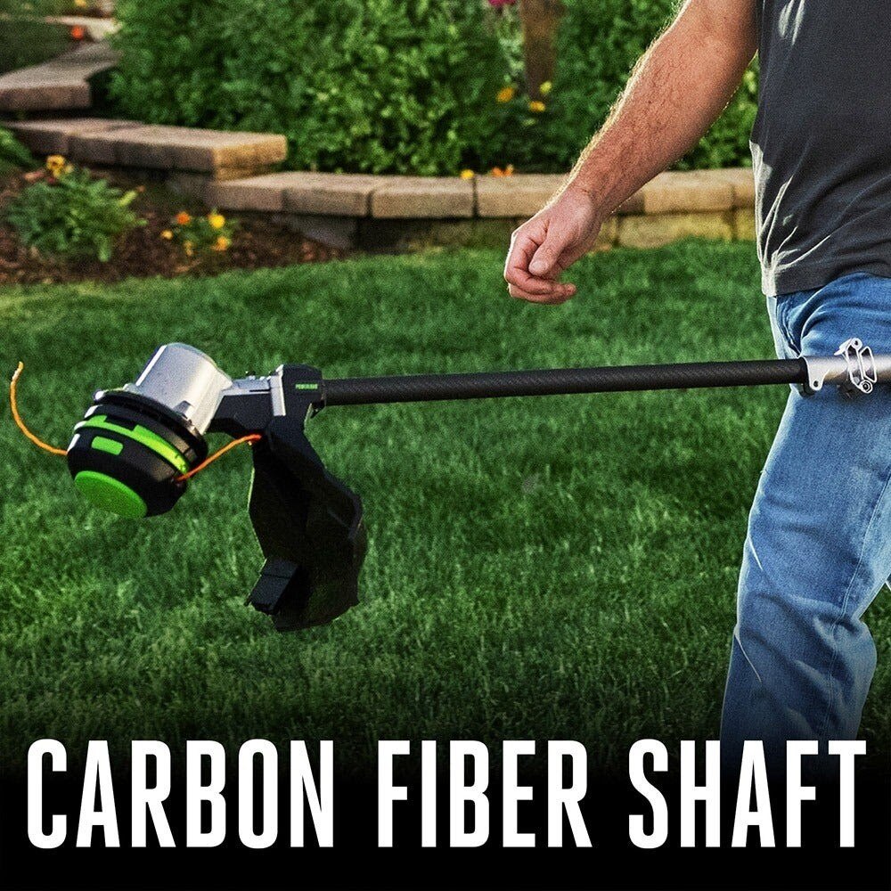EGO ST1611T POWER+ 16" POWERLOAD String Trimmer with Carbon Fiber Shaft with Battery and Charger