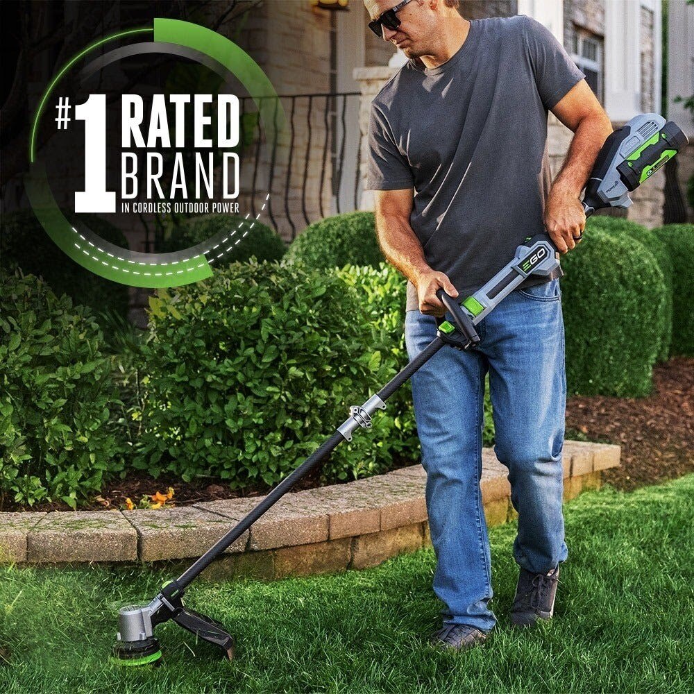 EGO ST1611T POWER+ 16" POWERLOAD String Trimmer with Carbon Fiber Shaft with Battery and Charger