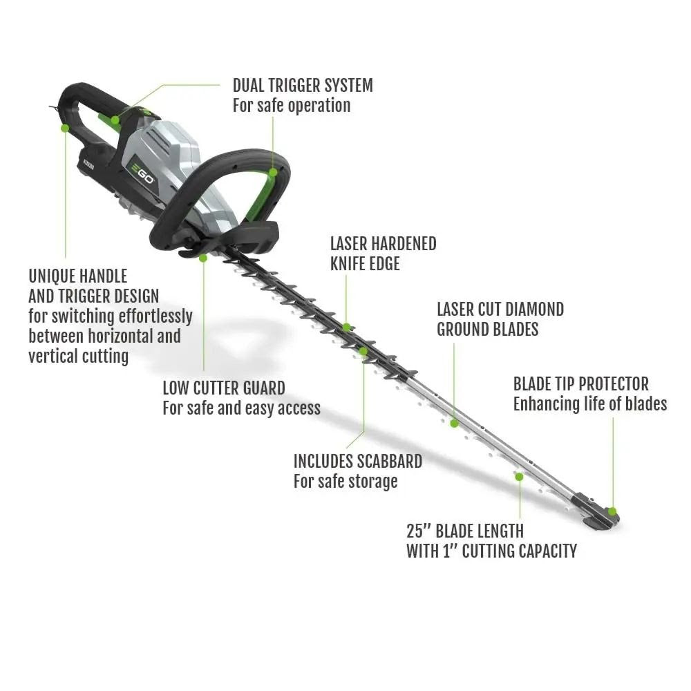 EGO HTX6500 Commercial Hedge trimmer