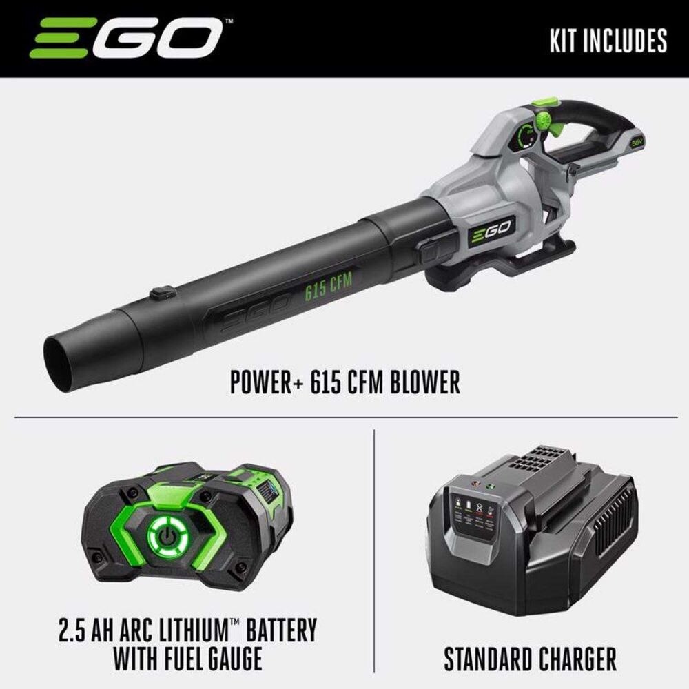 EGO LB6151 615CFM Blower kit (G3 2.5Ah, 210W charger)