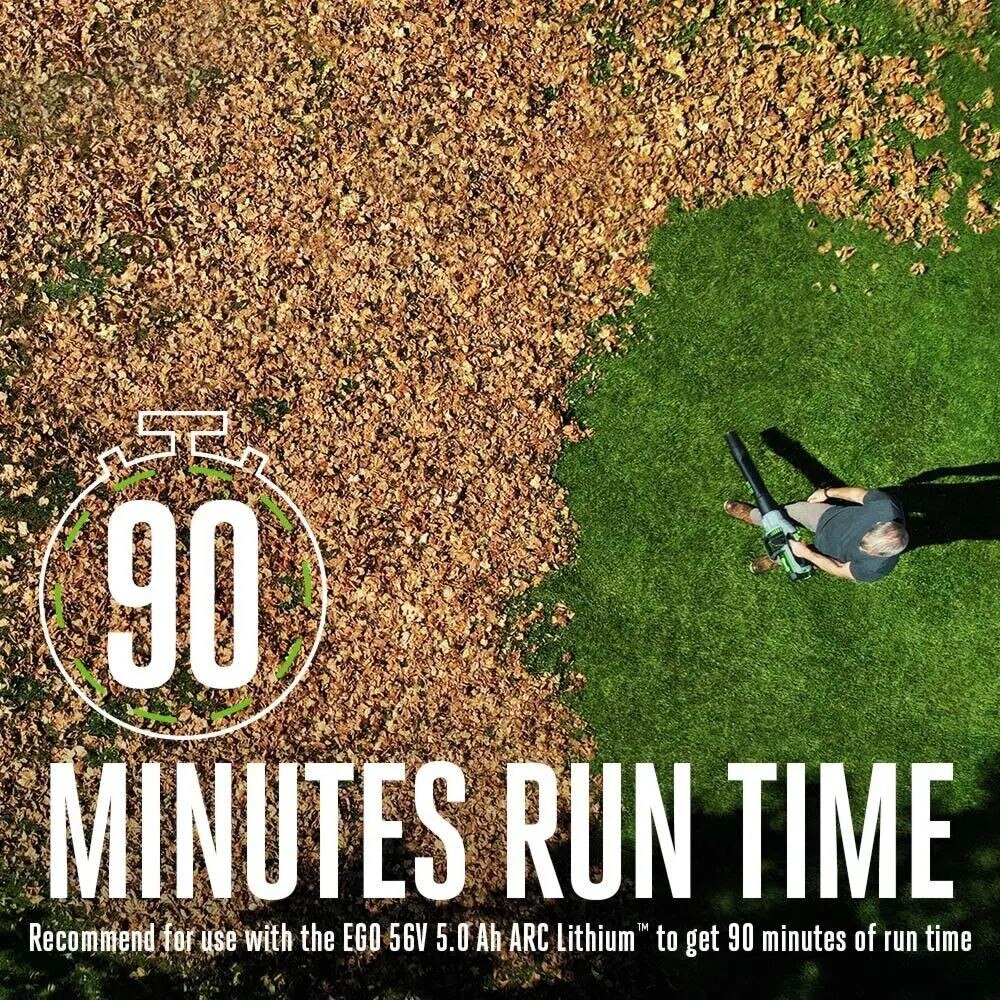 EGO LB7654 765CFM Blower Kit (G3 5Ah, 320W charger, w/ 1*flat nozzle, 1*cone nozzle)