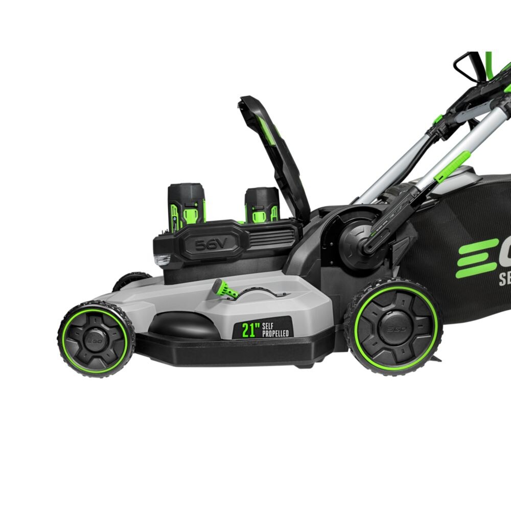 EGO LM2142SP 21" Poly Deck Dual-port SP Lawn Mower Kit (550W Charger, 2*5.0Ah)
