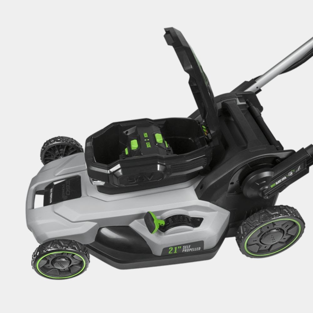 EGO LM2142SP 21" Poly Deck Dual-port SP Lawn Mower Kit (550W Charger, 2*5.0Ah)