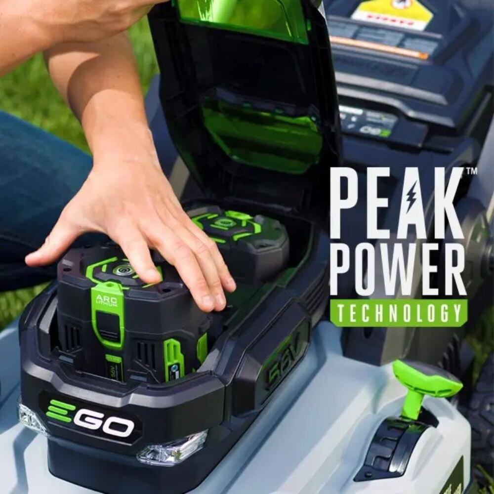 EGO LM2142SP 21" Poly Deck Dual-port SP Lawn Mower Kit (550W Charger, 2*5.0Ah)