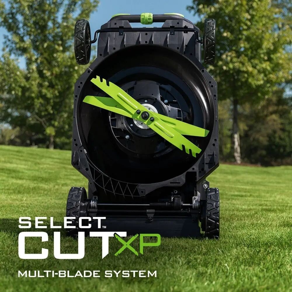 EGO LM2156SP-2 21" SELECT CUT Flagship SP lawn mower kit (2*G3 10.0Ah Battery, 700W charger, 1200W motor)