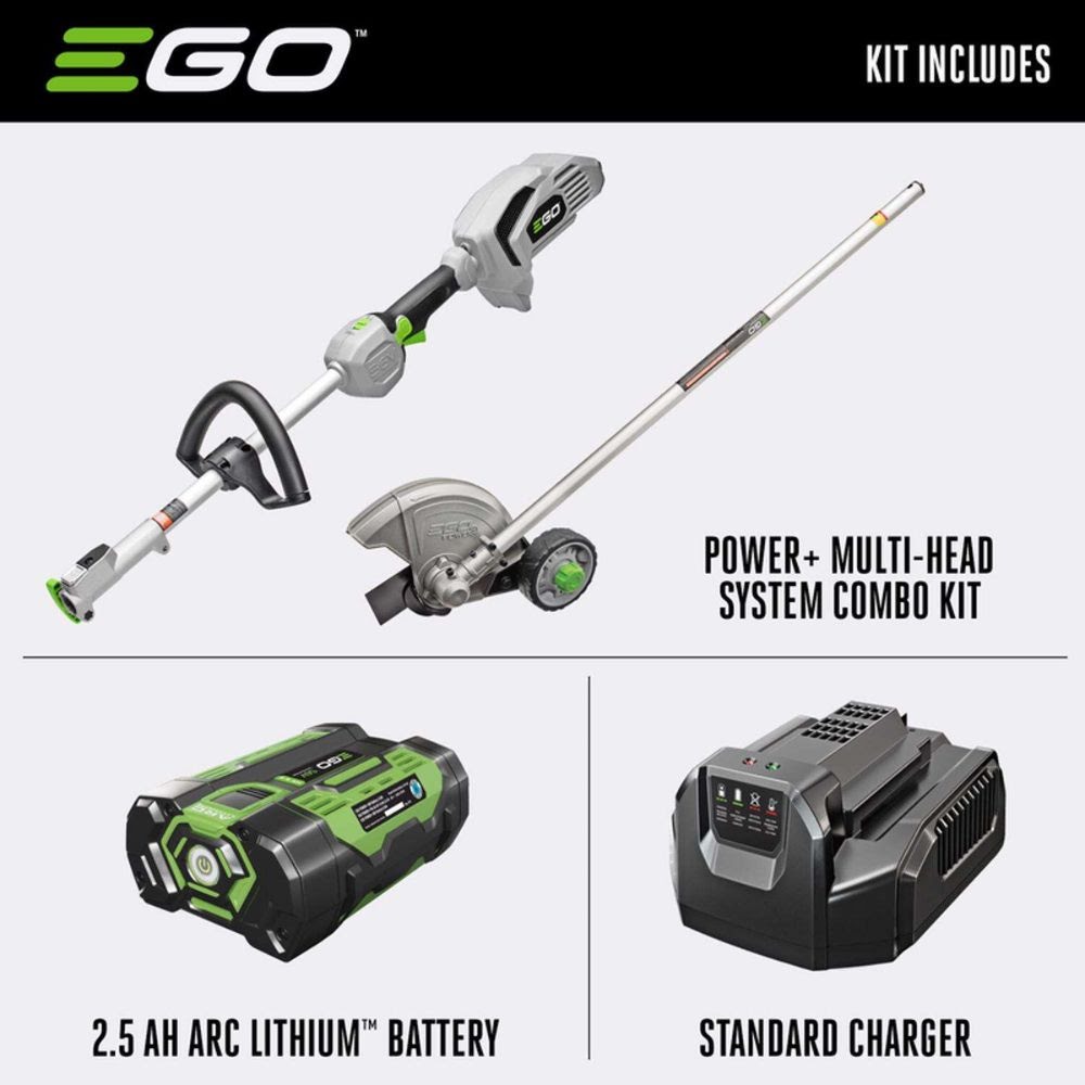 EGO ME0801 Edger Kit (Power head + edger attachment) (210W Charger, 2.5Ah Battery)