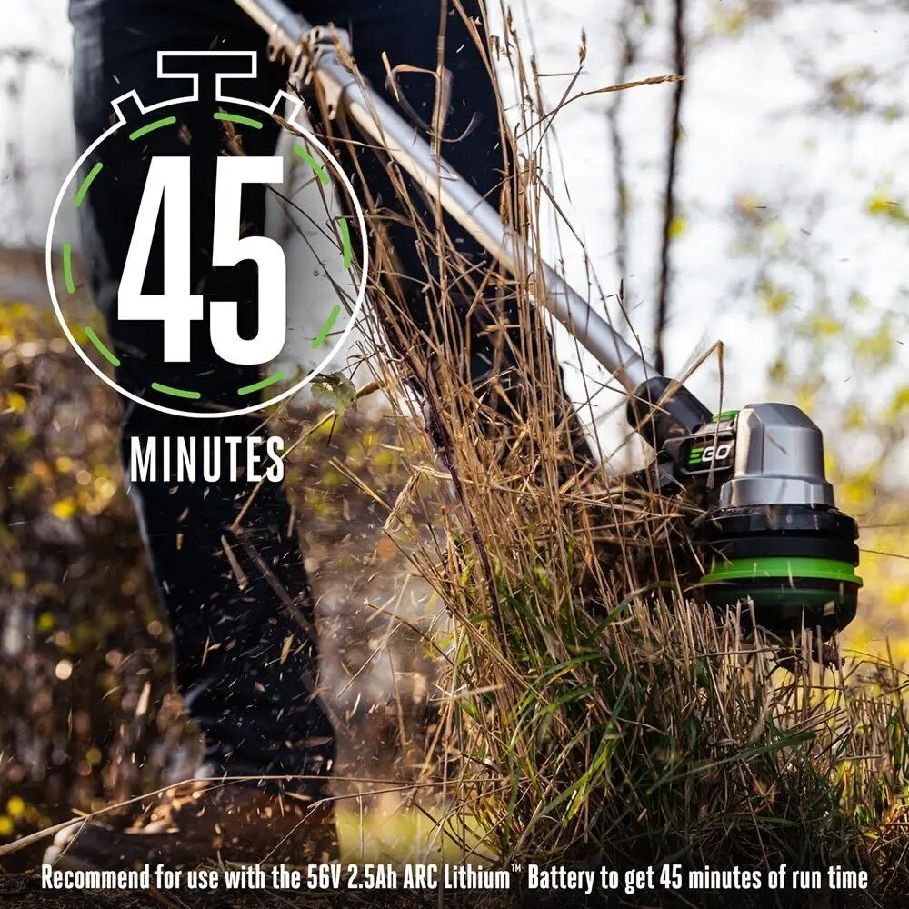 EGO ST1511T 15" Powerload with telescopic Alu foldable shaft String Trimmer Kit (G3 2.5Ah battery, 210W charger)