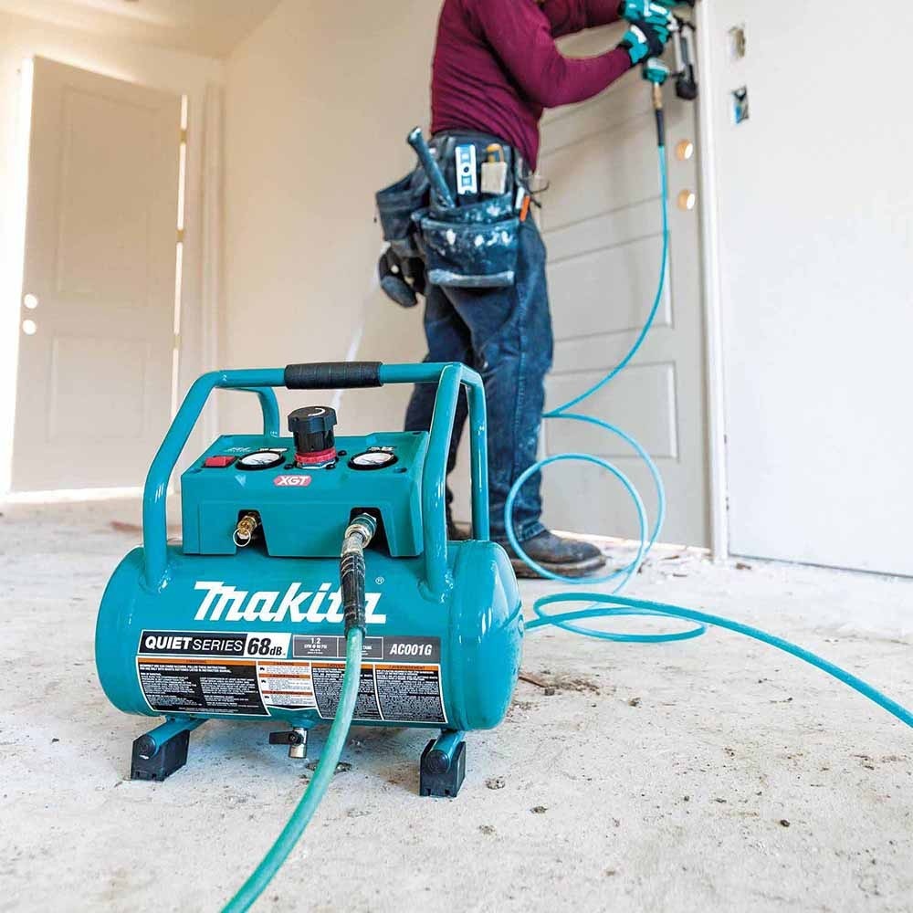 Makita AC001GZ 40V max XGT Brushless Cordless 2 Gallon Quiet Series Compressor, Tool Only