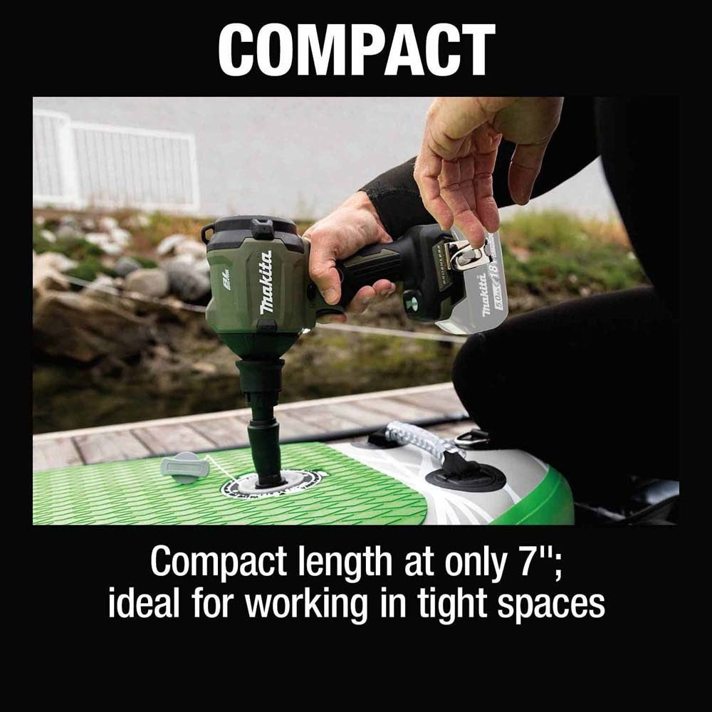 Makita ADSA01Z Outdoor Adventure 18V LXT Brushless Cordless High Speed Blower/Inflator, Tool Only