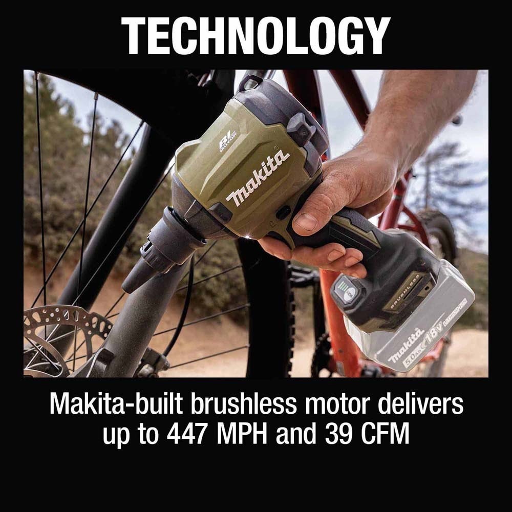 Makita ADSA01Z Outdoor Adventure 18V LXT Brushless Cordless High Speed Blower/Inflator, Tool Only
