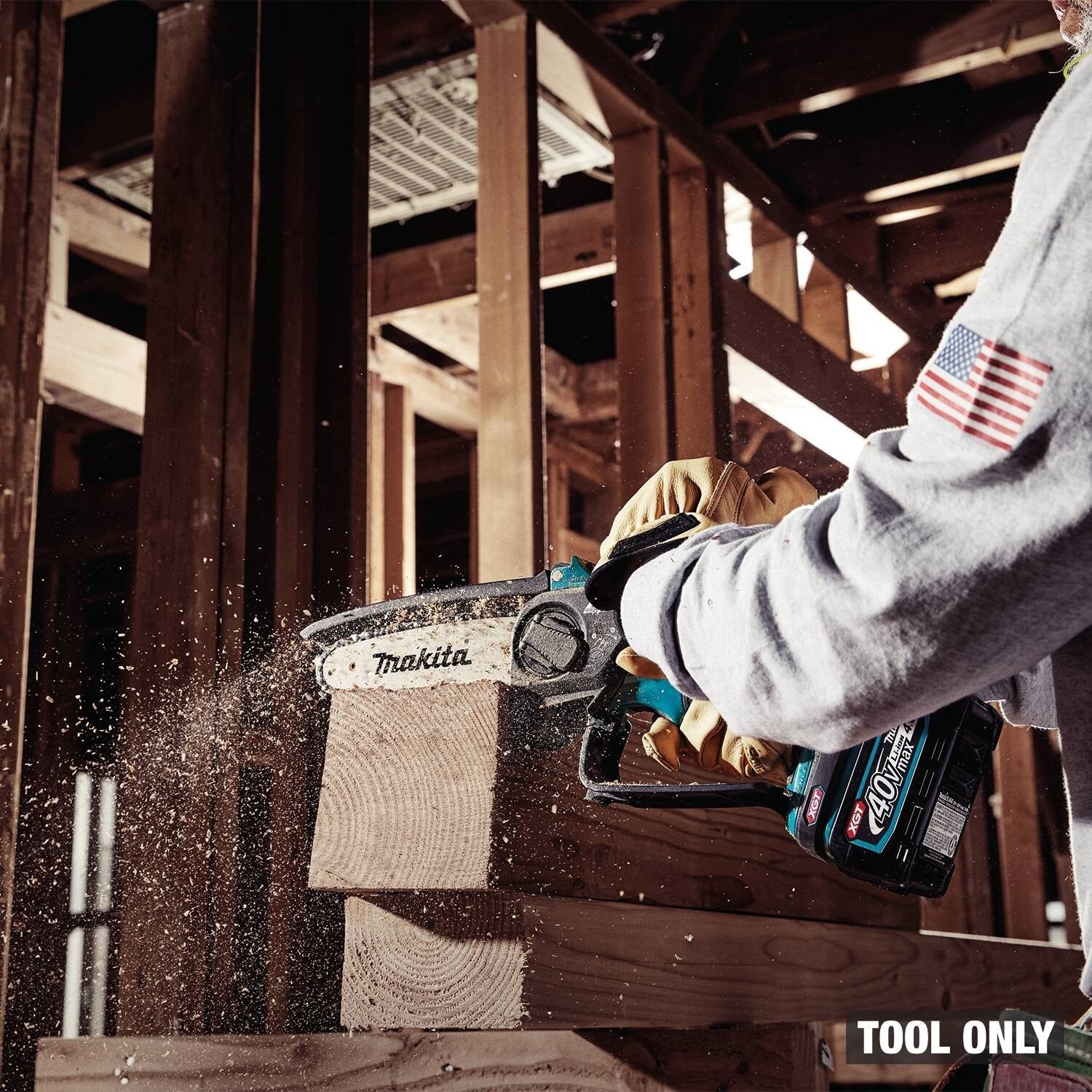 Makita GCU07Z 40V max XGT Brushless Cordless 6" Pruning Saw (Tool Only) – Compact, Lightweight