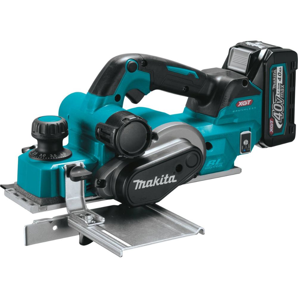 Makita GPK01M1 40V max XGT Brushless Cordless 3-1/4" Planer Kit, AWS Capable (4.0Ah)