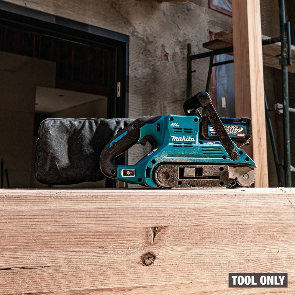 Makita GSB01Z 40V max XGT Brushless Cordless 3" x 21" Belt Sander, AWS Capable, Tool Only