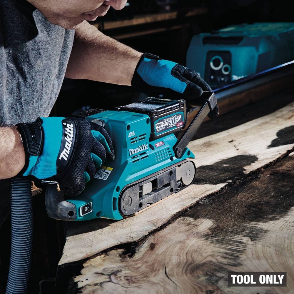 Makita GSB01Z 40V max XGT Brushless Cordless 3" x 21" Belt Sander, AWS Capable, Tool Only