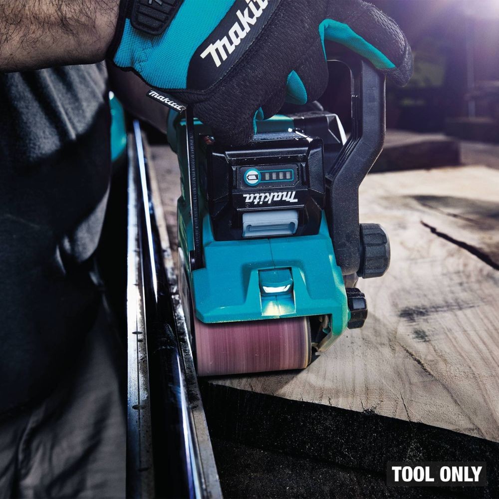 Makita GSB01Z 40V max XGT Brushless Cordless 3" x 21" Belt Sander, AWS Capable, Tool Only