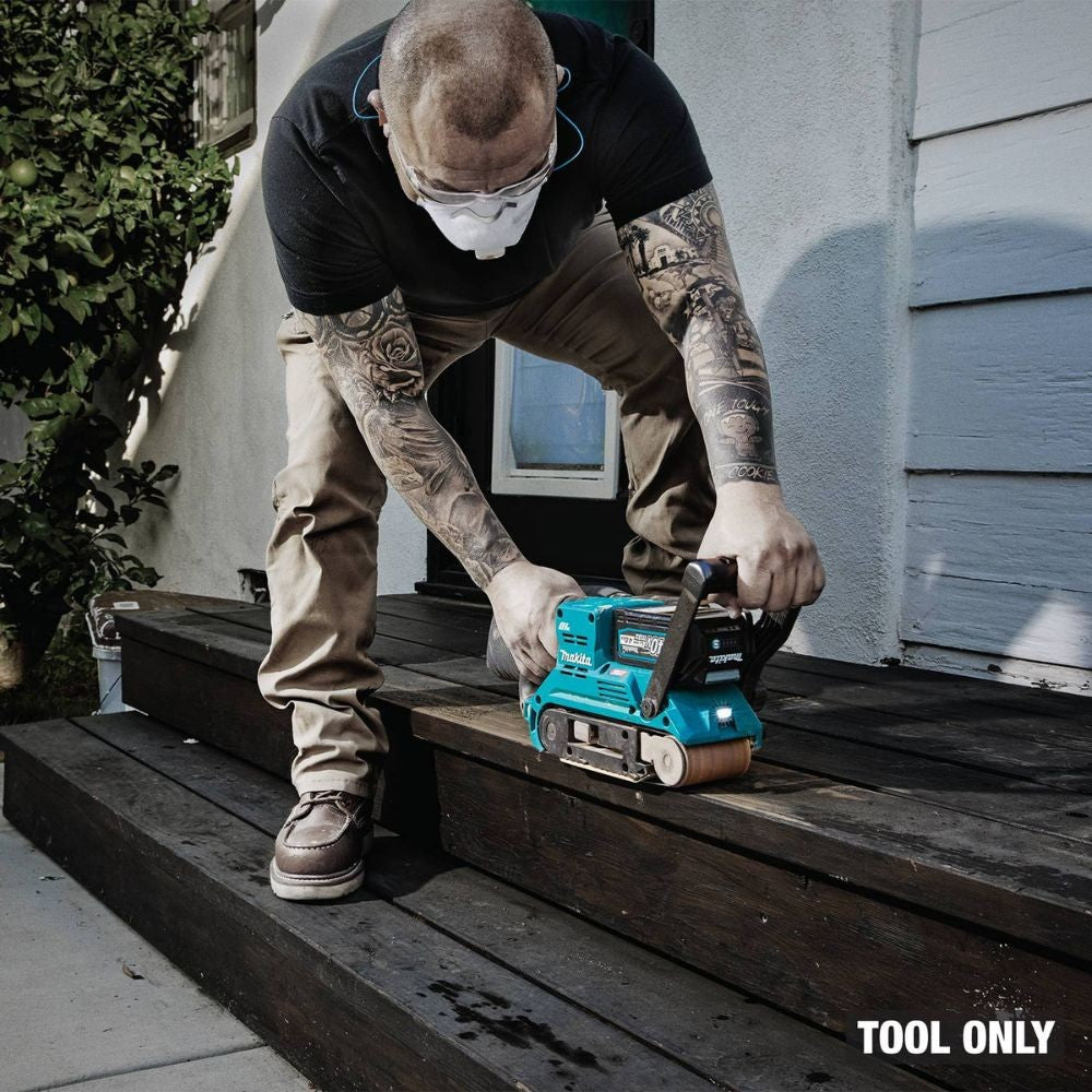 Makita GSB01Z 40V max XGT Brushless Cordless 3" x 21" Belt Sander, AWS Capable, Tool Only