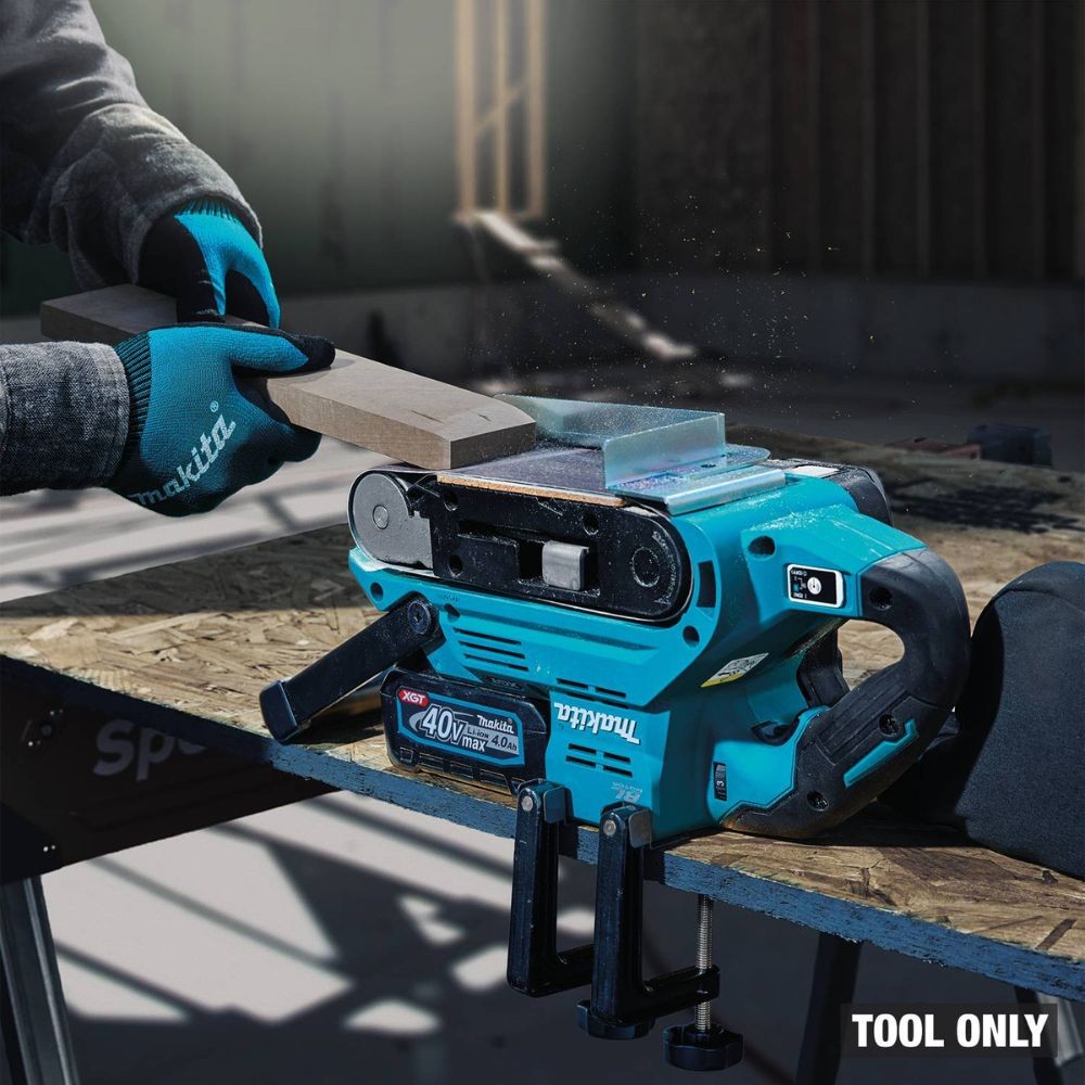 Makita GSB01Z 40V max XGT Brushless Cordless 3" x 21" Belt Sander, AWS Capable, Tool Only