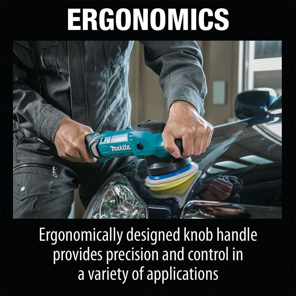 Makita PO5000CX2 5" Dual Action Random Orbit Polisher