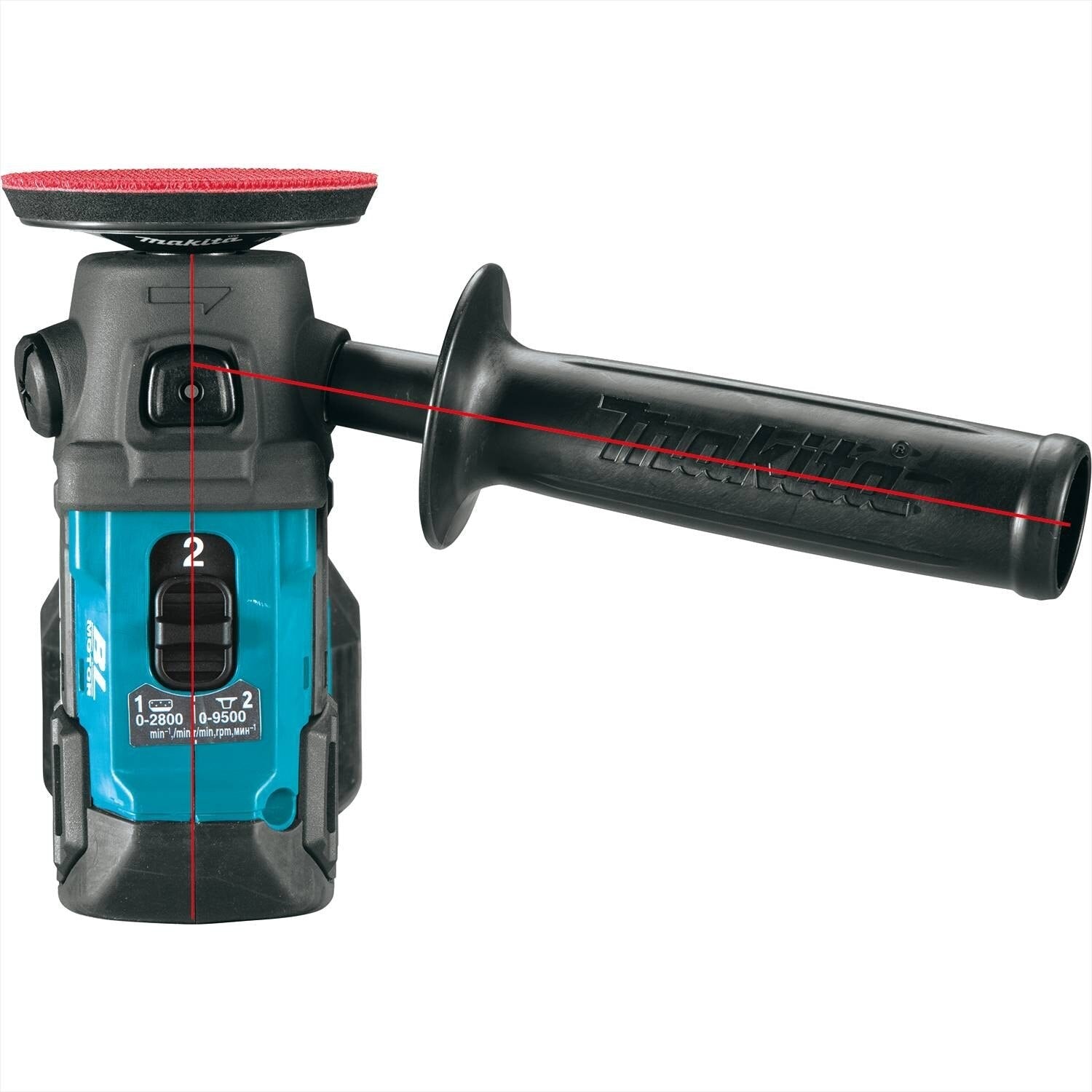 Makita VP01R1 12V max CXT 3" Polisher / 2" Sander Kit (2.0Ah)