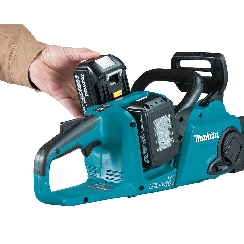 Makita XCU04PT1 18V X2 (36V) LXT 16" Chain Saw Kit with 4 Batteries (5.0Ah)