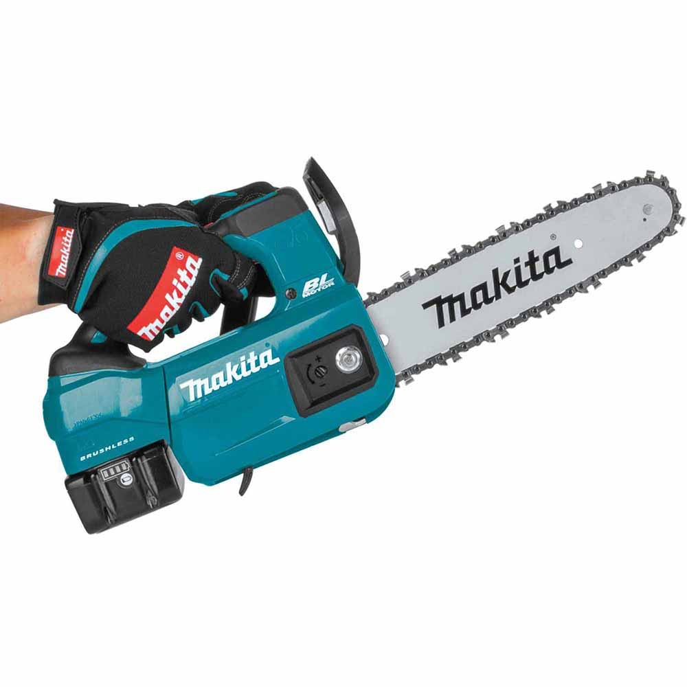 Makita XCU10SM1 18V LXT Lithium-Ion Brushless Cordless 12" Top Handle Chain Saw Kit (4.0 Ah)
