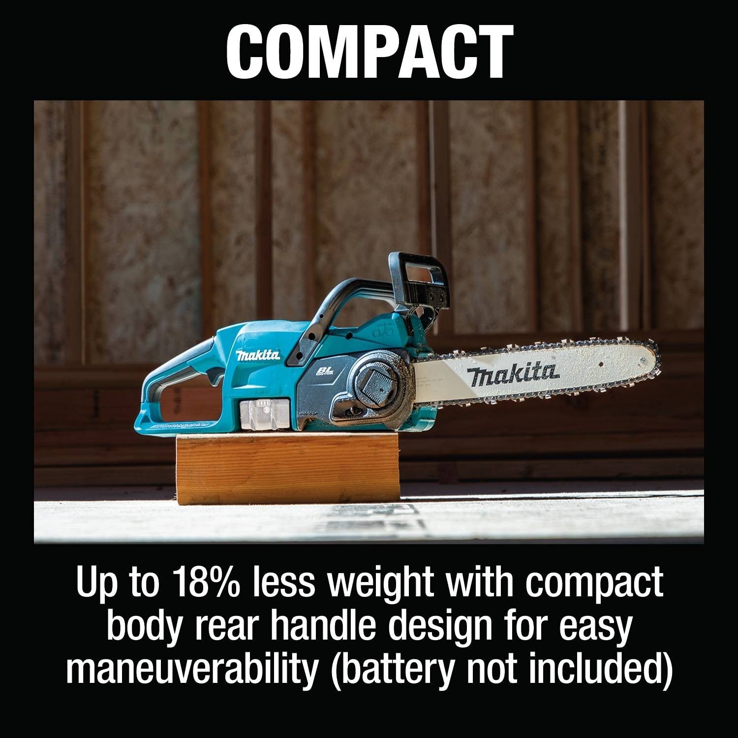 Makita XCU11Z 18V LXT Lithium-Ion Brushless Cordless 14" Chain Saw, Tool Only