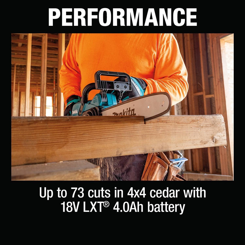 Makita XCU11Z 18V LXT Lithium-Ion Brushless Cordless 14" Chain Saw, Tool Only