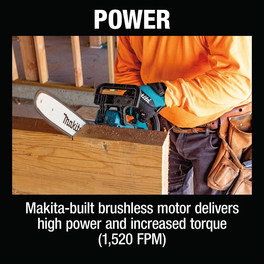 Makita XCU11Z 18V LXT Lithium-Ion Brushless Cordless 14" Chain Saw, Tool Only