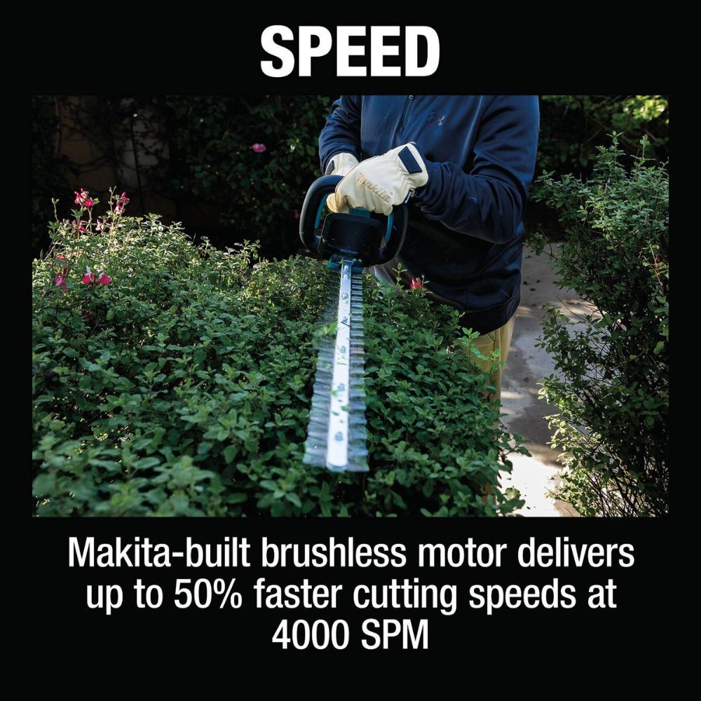 Makita XHU09Z 18V LXT Lithium-Ion Brushless Cordless 24" Hedge Trimmer, Tool Only