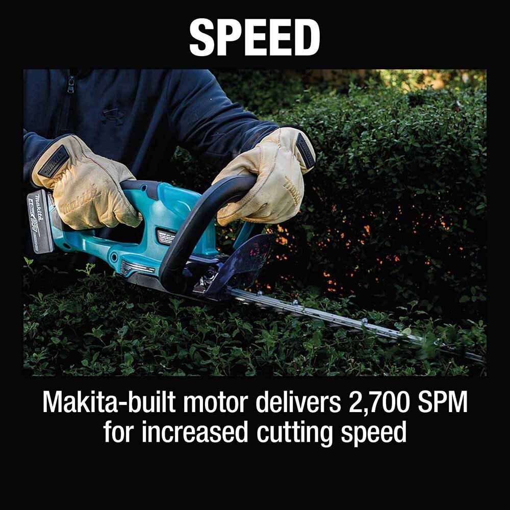 Makita XHU10SM1 18V LXT Lithium-Ion Cordless 24" Hedge Trimmer Kit (4.0Ah)